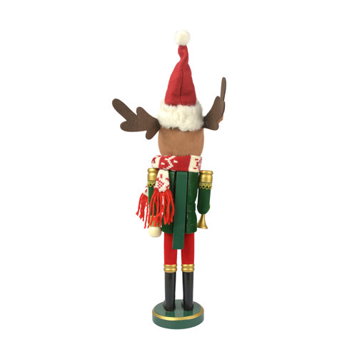 The Holiday Aisle® Christmas Reindeer Animal Nutcracker Wayfair